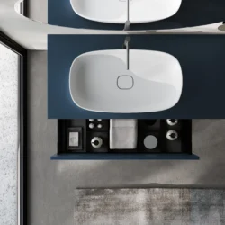 Lavabo Click da appoggio in mineralux o mineralsolid  - Ideagroup