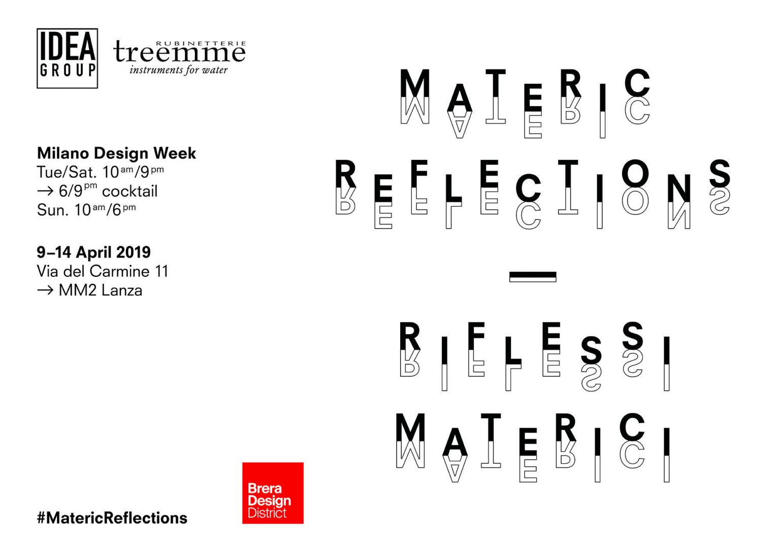 Riflessi Materici: Ideagroup al Fuorisalone