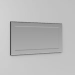 Specchio rettangolare Prisma con telaio in alluminio  - Ideagroup