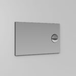 Specchio rettangolare SAT/SAL con telaio in alluminio e specchio ingranditore  - Ideagroup