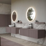 Specchio rotondo Eclissi  - Ideagroup