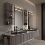 Specchio rettangolare Side-Up retroilluminato a led  - Ideagroup