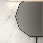 Specchio decagonale Deka con telaio in alluminio  - Ideagroup
