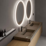 Specchio rotondo Eclissi  - Ideagroup