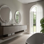 Specchio rotondo Eclissi  - Ideagroup