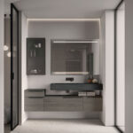 Specchio rettangolare Eco con illuminazione integrata  - Ideagroup