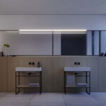 Specchio rettangolare Frame con telaio in alluminio  - Ideagroup