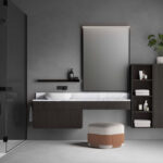 Specchio rettangolare Frame con telaio in alluminio  - Ideagroup