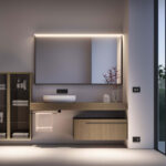 Specchio rettangolare Frame con telaio in alluminio  - Ideagroup
