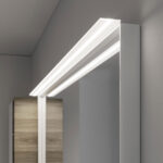 Specchio rettangolare Frame con telaio in alluminio  - Ideagroup
