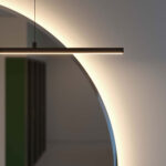 Specchio rotondo Lap retroilluminato  - Ideagroup