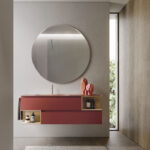 Specchio rotondo Lap con bisello  - Ideagroup