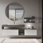 Specchio rotondo Lap con bisello  - Ideagroup