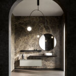 Specchio rotondo Lap con bisello  - Ideagroup