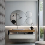 Specchio rotondo Lap con bisello  - Ideagroup