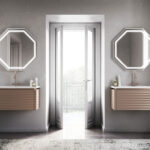 Specchio ottagonale Ottagono con Led perimetrale  - Ideagroup