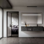 Specchio rettangolare SAT/SAL con telaio in alluminio  - Ideagroup