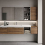 Specchio rettangolare SAT/SAL con telaio in alluminio  - Ideagroup