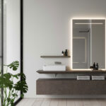Specchio rettangolare Side-Up retroilluminato a led  - Ideagroup
