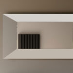 Specchio rettangolare Trapezio con telaio in alluminio  - Ideagroup