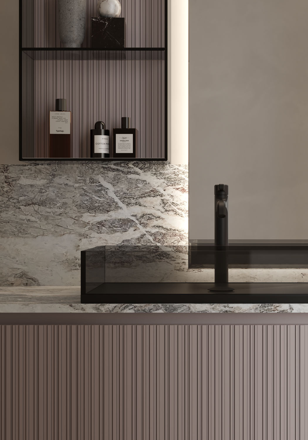 Lavabo Light: ode alla trasparenza