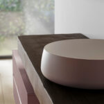 Lavabo Beauty da appoggio in cristalplant  - Ideagroup