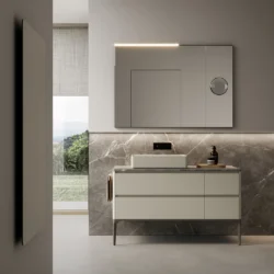 Lavabo Riva06 da appoggio in cristalplant  - Ideagroup
