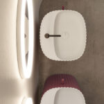 Lavabo Giove02 freestanding in cristalplant  - Ideagroup