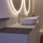 Lavabo Laguna06 da appoggio in cristalplant  - Ideagroup