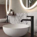 Lavabo Laguna04 da appoggio in cristalplant  - Ideagroup