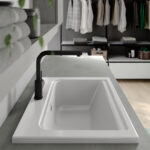 Lavatoio Scott a incasso in ceramica  - Ideagroup