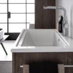 Lavatoio Scott a incasso in ceramica  - Ideagroup