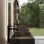 Lavabo Slide da appoggio in marmo  - Ideagroup