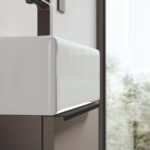 Lavabo Touch 4 lati da appoggio in ceramica  - Ideagroup