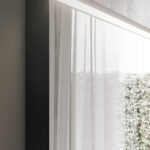 Specchio rettangolare Step con luce led superiore integrata  - Ideagroup