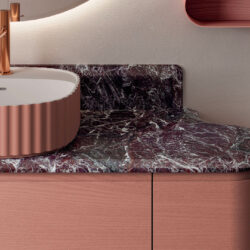 Lavabo Giove04 da appoggio in Cristalplant  - Ideagroup