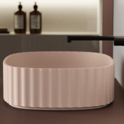 Lavabo Giove03 da appoggio in Cristalplant  - Ideagroup