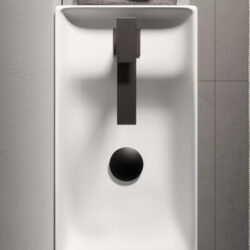 Lavabo Touch 4 lati da appoggio in ceramica  - Ideagroup