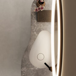 Lavabo Vela sottopiano in Aquagel  - Ideagroup