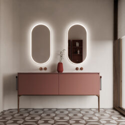 Specchio ovale Nettuno  - Ideagroup